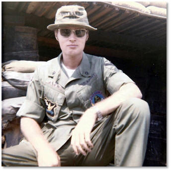 Larry E. Swanson in Vietnam, 1971
